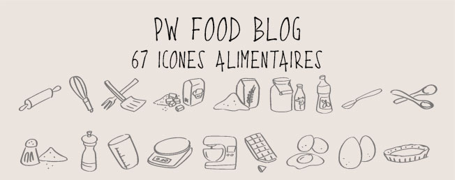PW FoodBlog, icônes culinaires